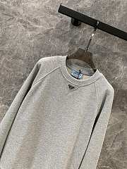 Prada Round Neck Long-sleeved Sweatshirt  - 4