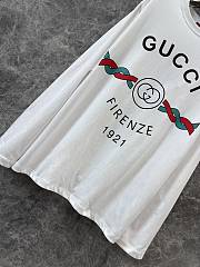 Gucci Letter Print Round Neck Long-sleeved T-shirt - 6