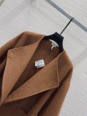 Loewe Double-faced Cashmere Brown Coat - 2