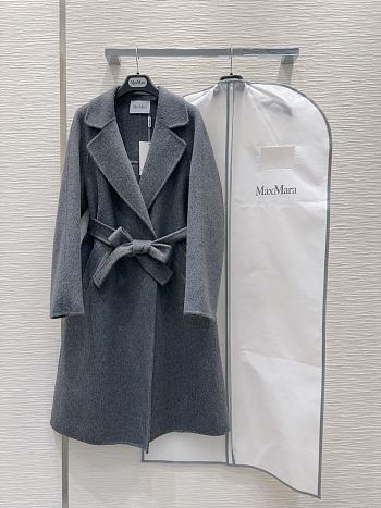 Maxmara Double-faced cashmere grey coat