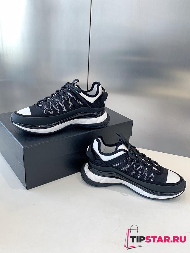 Chanel 24ss black classic casual sports shoes - 1