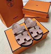 Hermes Dark Pink Erjiu Shoes - 5