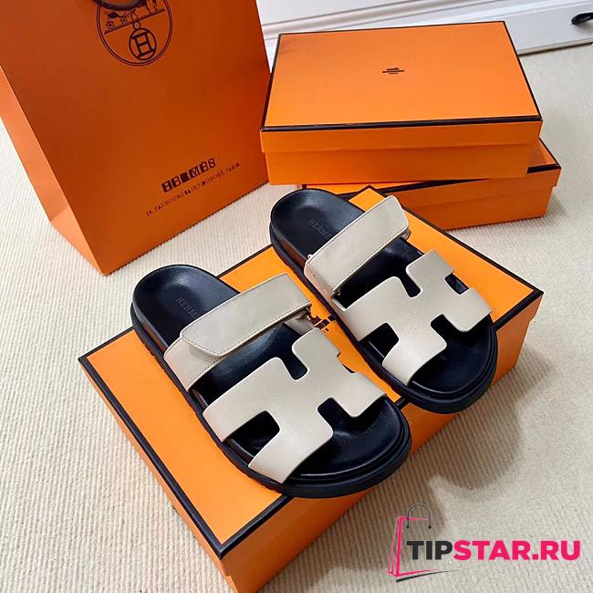 Hermes Grey Erjiu Shoes - 1