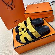 Hermes Dark Yellow Erjiu Shoes - 3