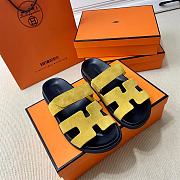 Hermes Dark Yellow Erjiu Shoes - 2