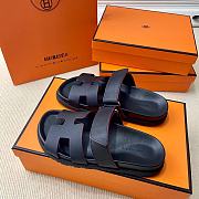 Hermes Black Erjiu Shoes - 4