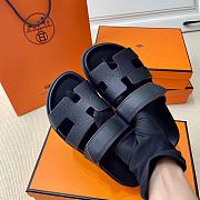 Hermes Black Erjiu Shoes - 3