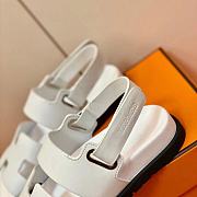 Hermes Erjiu White Shoes - 5