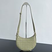 BV Gemelli half-moon butter crossbody bag 26x15x8CM - 1