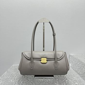 Miu miu baguette grey bag 28.5x8x17cm