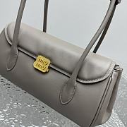 Miu miu baguette grey bag 28.5x8x17cm - 5