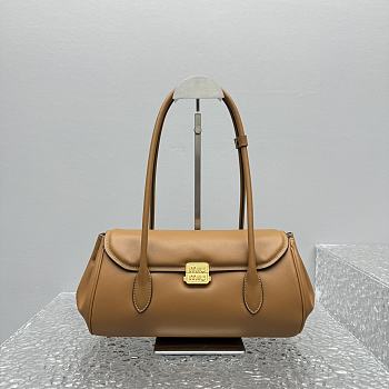 Miu miu baguette brown bag 28.5x8x17cm