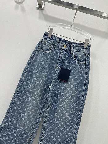 LV monogram jeans 