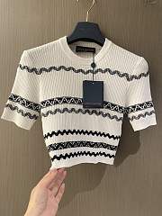 LV wavy striped short top - 1