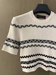 LV wavy striped short top - 6