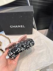 Chanel24A Bow Frog Mouth Bag 13X12CM - 5