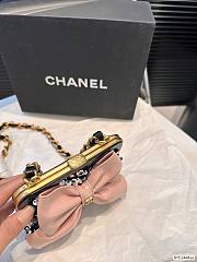 Chanel24A Bow Frog Mouth Bag 13X12CM - 6