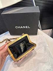 Chanel24A Bow Frog Mouth Bag 13X12CM - 4