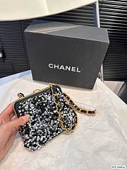 Chanel24A Bow Frog Mouth Bag 13X12CM - 3