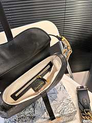 Dior Saddle Black Bag 24x21cm - 5