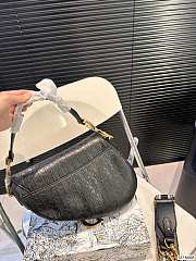 Dior Saddle Black Bag 24x21cm - 4