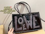 Loewe Jelly Tote Black Bag 38x25cm - 2