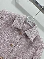 Chanel sequined tweed braided jacket - 4