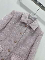 Chanel sequined tweed braided jacket - 3