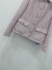 Chanel sequined tweed braided jacket - 2