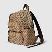 GG canvas in beige and ebony backpack 40x36.5x23cm - 6