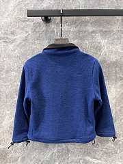 Miu Miu polar fleece zipper blue short jacket  - 2