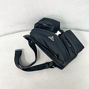 Prada Nylon Shoulder Black Bag 27*18*14cm  - 4