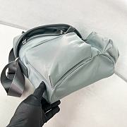 Prada Nylon Shoulder Grey Bag 27*18*14cm - 6