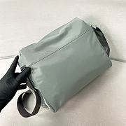 Prada Nylon Shoulder Grey Bag 27*18*14cm - 2