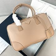 Prada Re-Edition1978 double handle beige handbag 35*21*10cm - 3