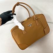 Prada Re-Edition1978 double handle brown handbag 35*21*10cm - 1