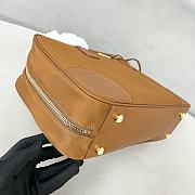 Prada Re-Edition1978 double handle brown handbag 35*21*10cm - 5