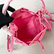 Prada nylon bucket bag Re-Edition1978 bright pink bag 19.5x15.5x10cm - 6