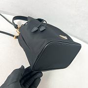 Prada nylon bucket bag Re-Edition1978 black bag 19.5x15.5x10cm - 2