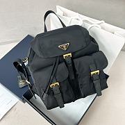 Prada Re-Edition1978 Parachute Nylon Backpack Small Black Bag 28*23.5*12cm - 1