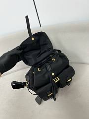 Prada Re-Edition1978 Parachute Nylon Backpack Small Black Bag 28*23.5*12cm - 4