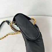 Prada black gold chain flap shoulder bag 14*13*5cm - 3