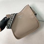 Prada Grained Cowhide Shoulder Caramel Bag 30*28*12cm - 1