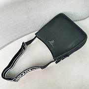 Prada Grained Cowhide Shoulder Black Bag 30*28*12cm - 2