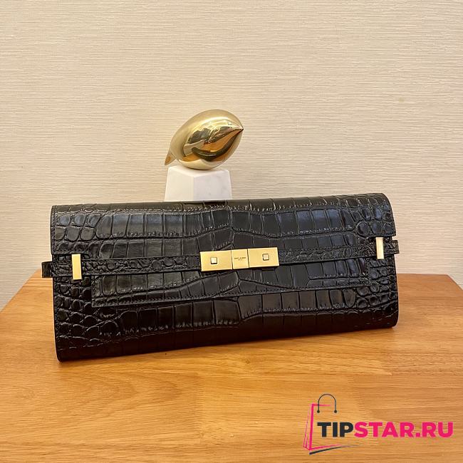 YSL Manhattan Clutch Black Bag 31x14x3cm - 1