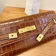 YSL Manhattan Clutch Brown Bag 31x14x3cm - 4