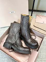 Miu Miu Brown Short Boots  - 1