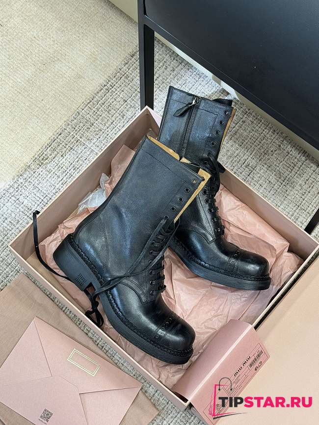 Miu Miu Black Short Boots  - 1