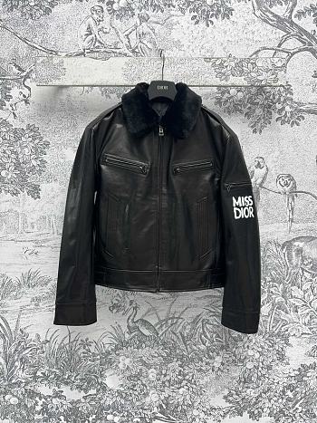 Dior boyfriend style leather jacket