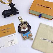 LV cute and lively lion keychain - 3